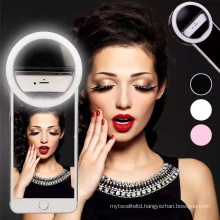 Portable USB Charging Mobile Phone Selfie Ring Light